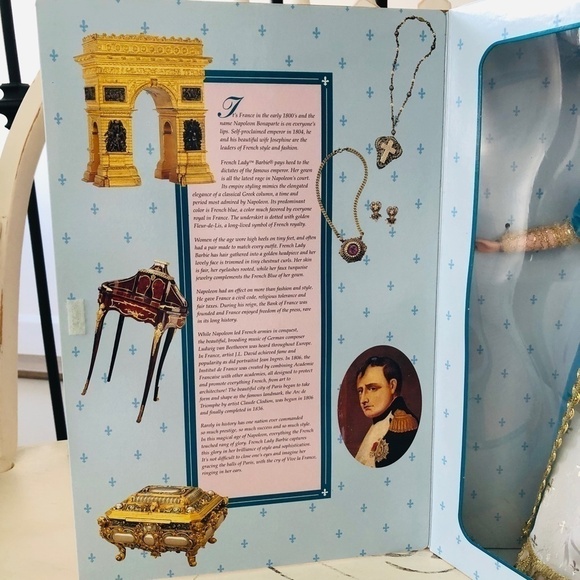 Barbie, French Lady, 1996 Collectors Edition, Vintage Barbie, New in Box - Picture 6 of 16